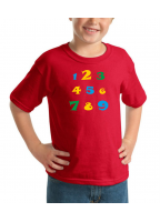 Marškinėliai Mokausi skaičiuoti